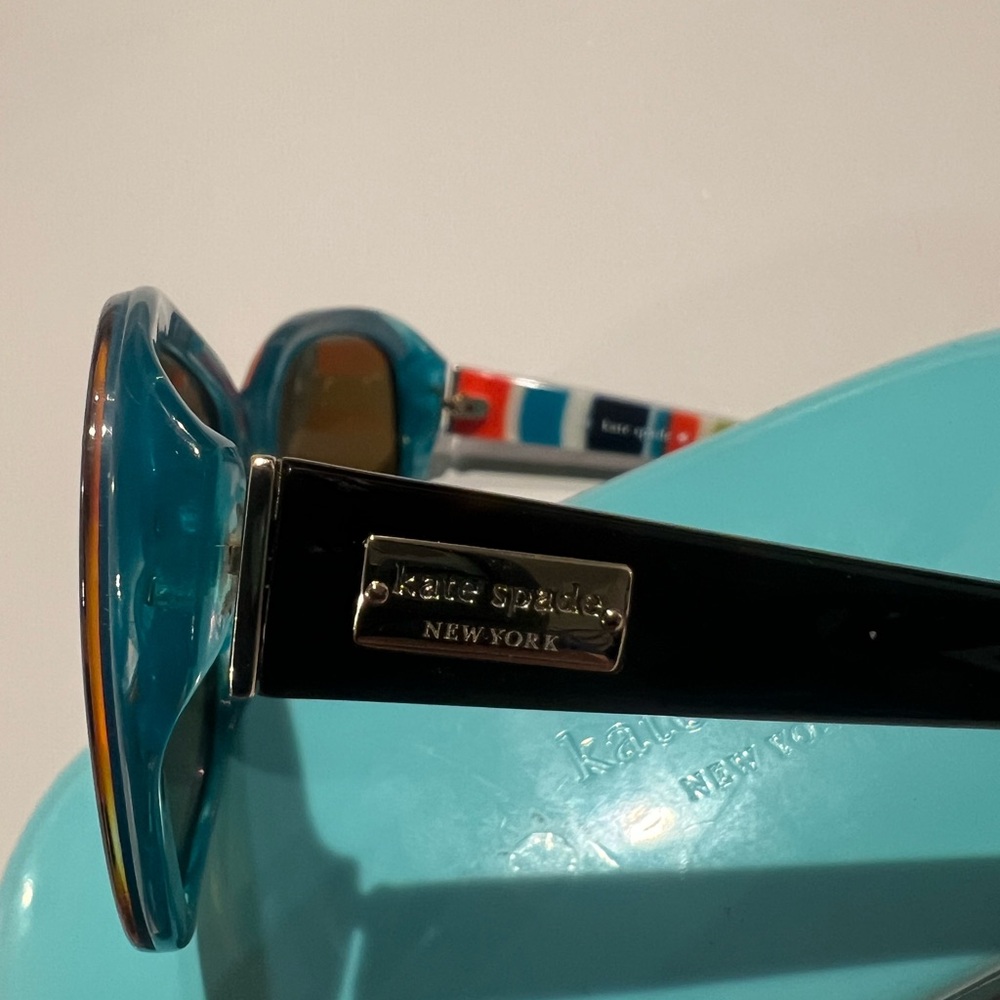 Kate Spade Black and Teal Sunglasses